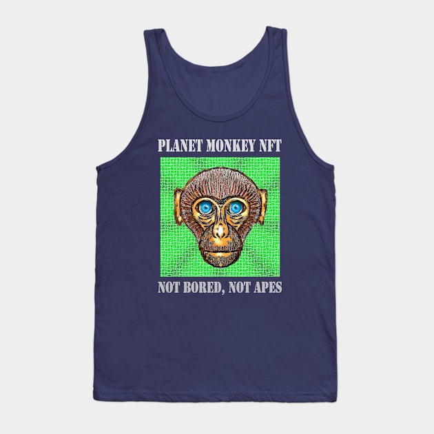 Planet Monkey Animals Not Bored Apes Tank Top by PlanetMonkey